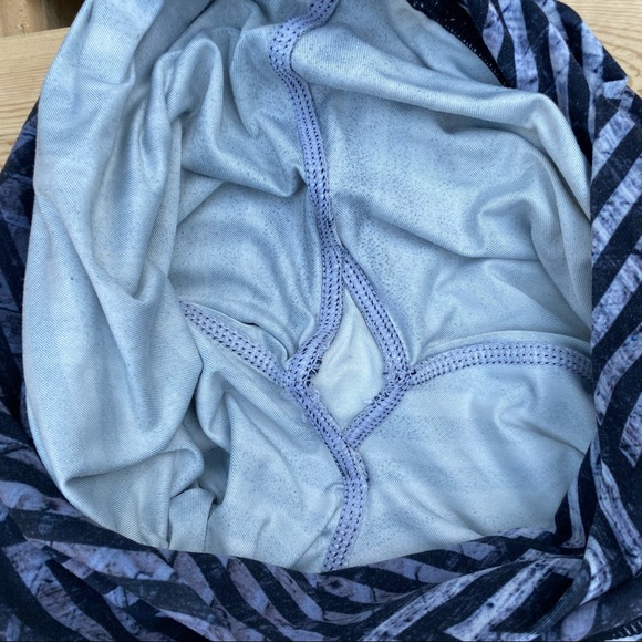 ✨RARE VINTAGE NIYAMA SOL + TRUFUSION BATIK OMBRÉ GEOMETRIC ENDLESS LEGGING M - Picture 10 of 13